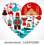 stock-vector-turkey-heart-with-a-lot-of-vector-icons-and-illustrations-145470280